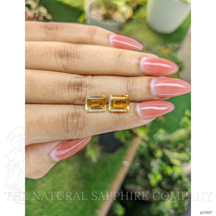 5.36 Ct.Tw. Citrine Pair from Brazil
