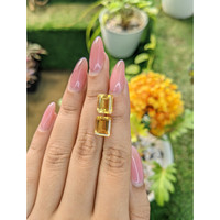 6.50&nbsp;Ct.Tw.Total Carat Weight Citrine Pair from Brazil Life Style