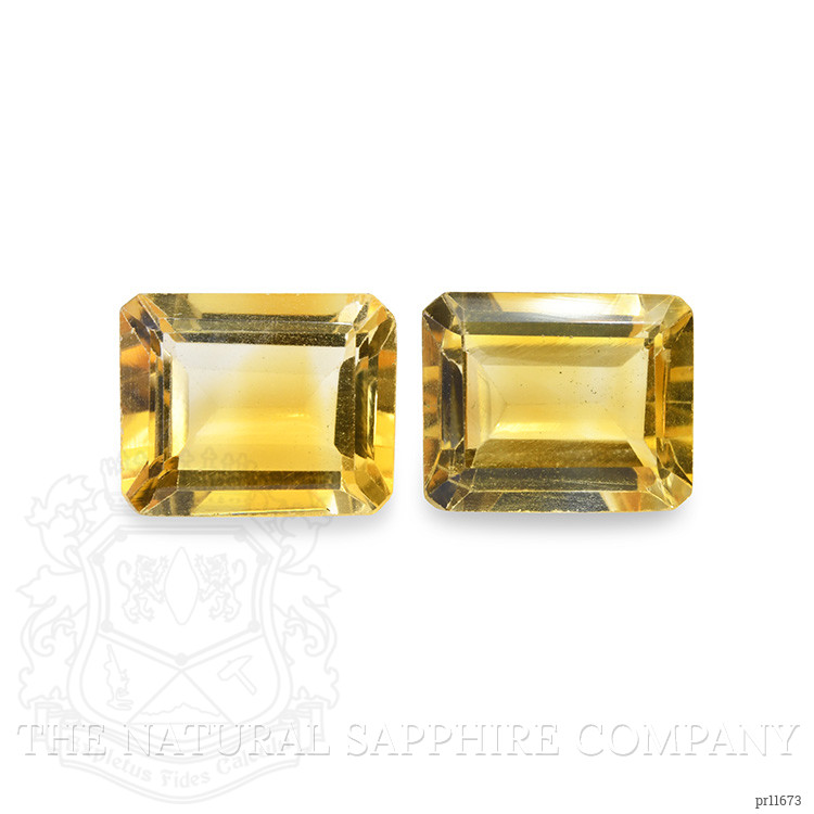 5.93 Ct.Tw. Citrine Pair from Brazil