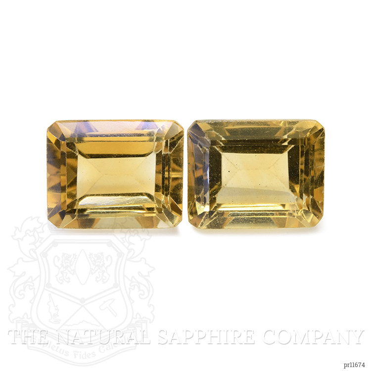 6.88 Ct.Tw. Citrine Pair from Brazil