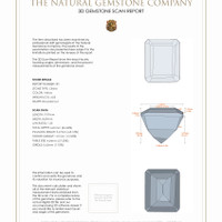 7.91&nbsp;Ct.Tw.Total Carat Weight Citrine Pair from Brazil 3 D Scan Report