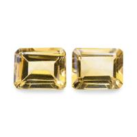 6.17 Ct.Tw.Total Carat Weight Citrine Pair from Brazil Image