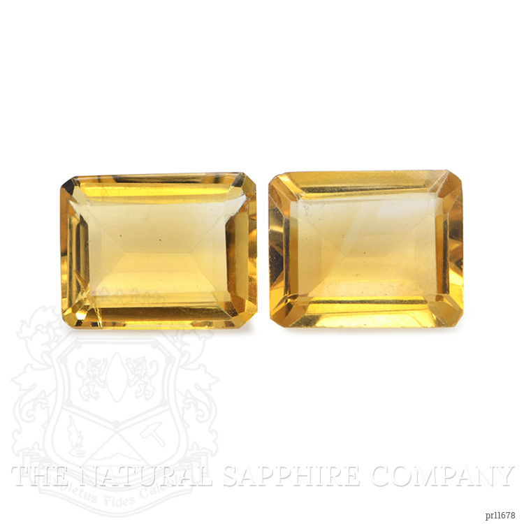 5.47 Ct.Tw. Citrine Pair from Brazil