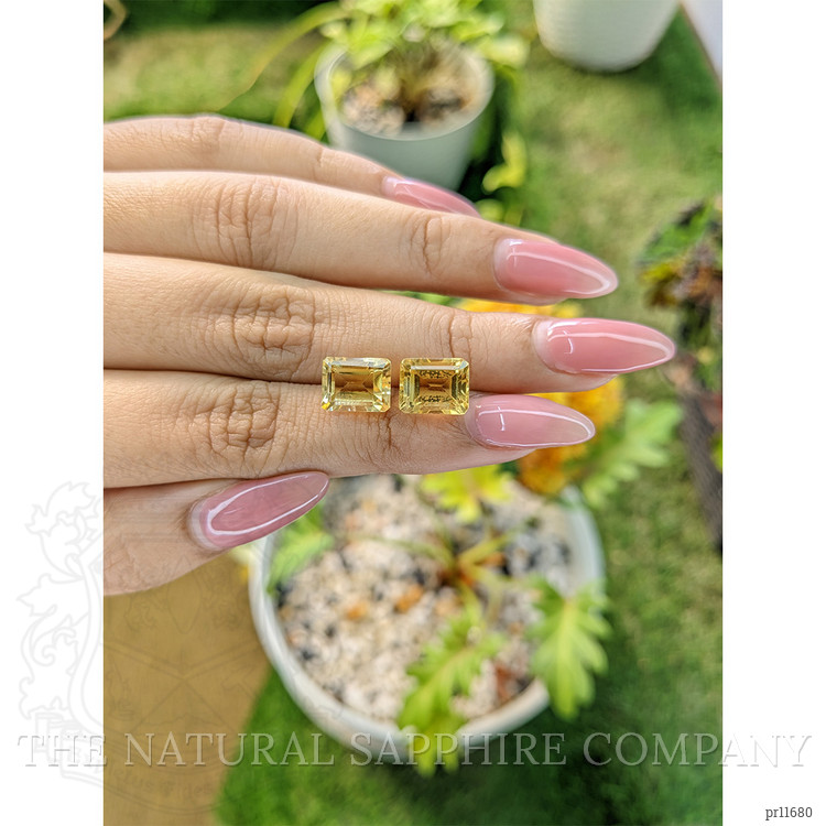 6.62 Ct.Tw. Citrine Pair from Brazil