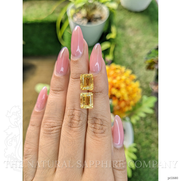 6.62 Ct.Tw. Citrine Pair from Brazil