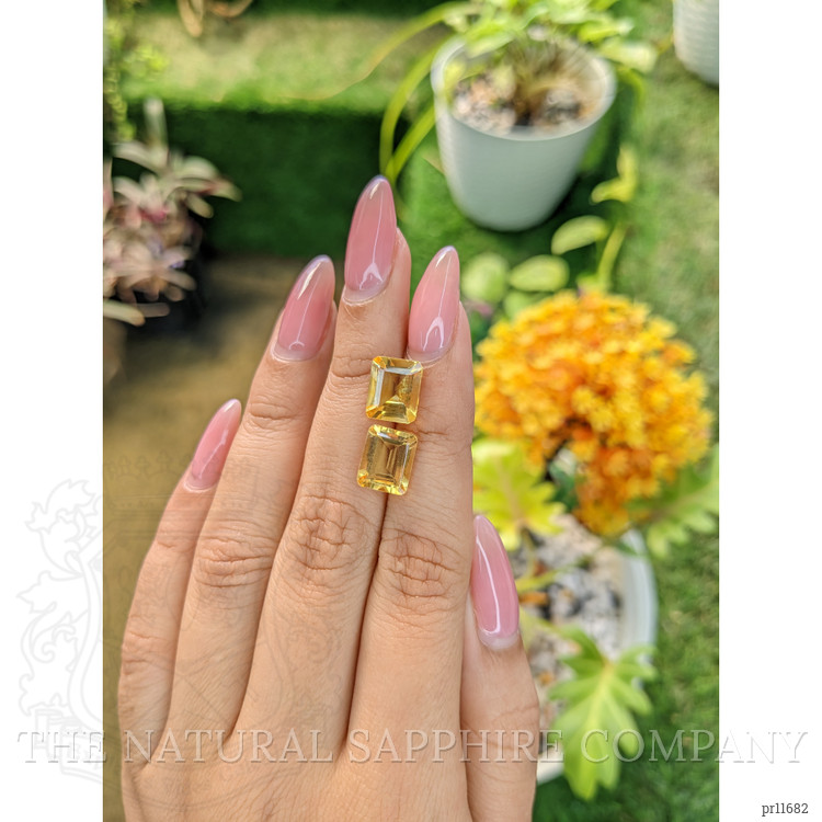 5.26 Ct.Tw. Citrine Pair from Brazil