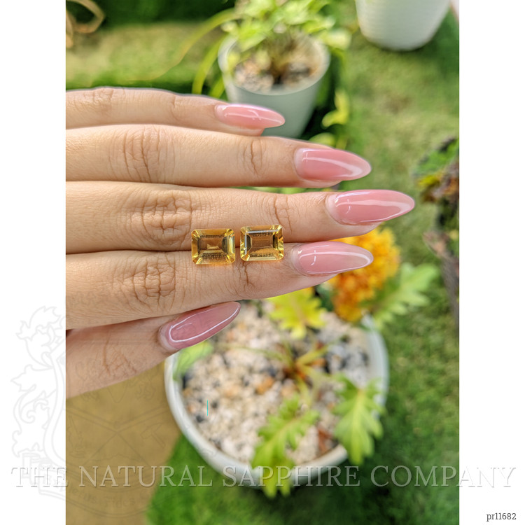 5.26 Ct.Tw. Citrine Pair from Brazil