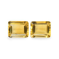 5.75 Ct.Tw. Emerald Cut Citrine Pair