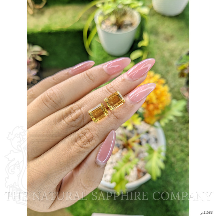 5.75 Ct.Tw. Citrine Pair from Brazil