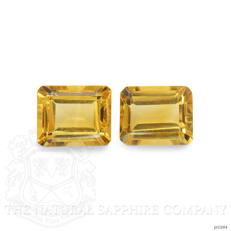 6.94 Ct.Tw. Citrine Pair from Brazil