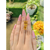 6.94 Ct.Tw.Total Carat Weight Citrine Pair from Brazil Life Style
