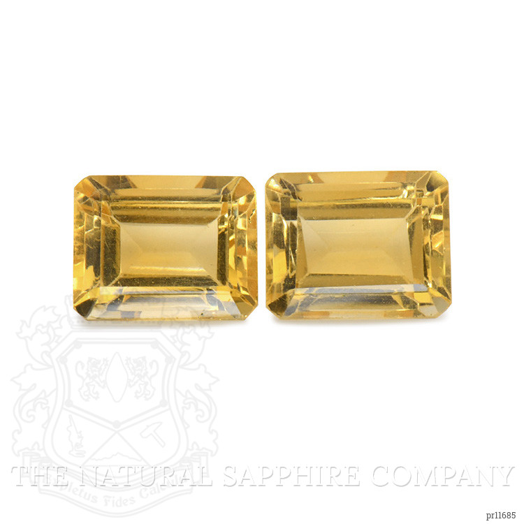 6.79 Ct.Tw. Citrine Pair from Brazil