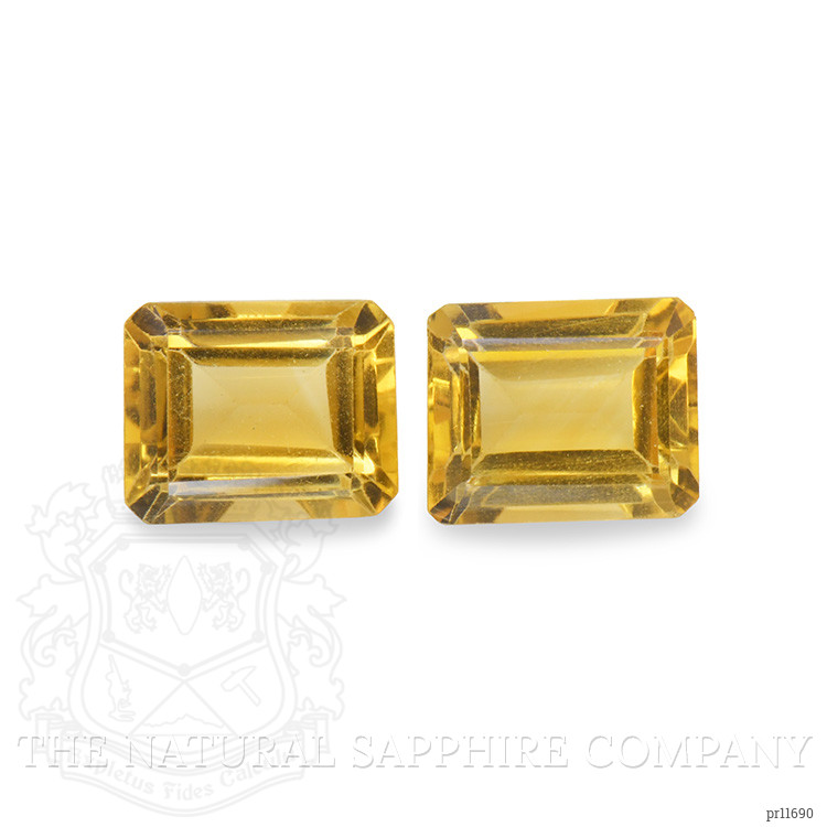6.78 Ct.Tw. Citrine Pair from Brazil