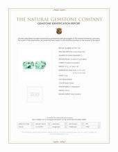 2.82 Ct.Tw.Total Carat Weight Bluish Green Paraiba Tourmaline Pair from Africa Scan Report
