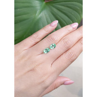 2.82 Ct.Tw.Total Carat Weight Paraiba Tourmaline Pair from Africa Life Style