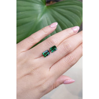 3.53 Ct.Tw.Total Carat Weight Tourmaline Pair from Mozambique Life Style