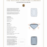 3.53&nbsp;Ct.Tw.Total Carat Weight Tourmaline Pair from Mozambique 3 D Scan Report