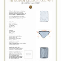 3.53&nbsp;Ct.Tw.Total Carat Weight Tourmaline Pair from Mozambique 3 D Scan Report