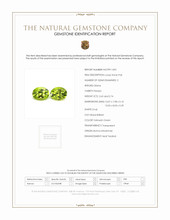5.39 Ct.Tw.Total Carat Weight Yellowish Green Peridot Pair from Burma (Myanmar) Scan Report
