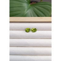 5.39&nbsp;Ct.Tw.Total Carat Weight Peridot Pair from Burma (Myanmar) Life Style