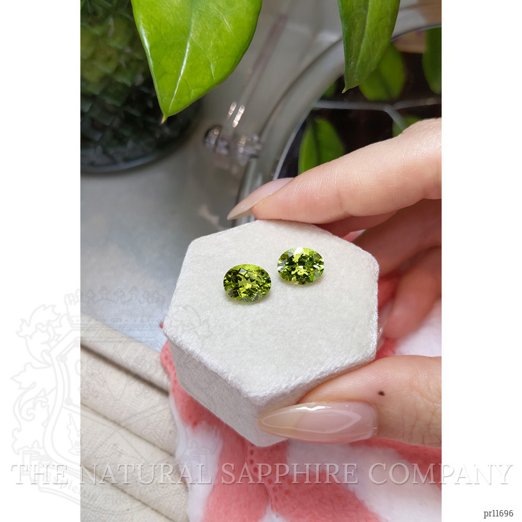 5.42 Ct.Tw. Peridot Pair from Burma (Myanmar)