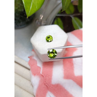 5.22&nbsp;Ct.Tw.Total Carat Weight Peridot Pair from Burma (Myanmar) Life Style