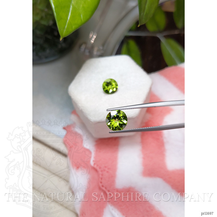 5.22 Ct.Tw. Peridot Pair from Burma (Myanmar)