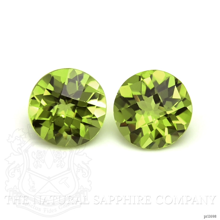 6.11 Ct.Tw. Peridot Pair from Burma (Myanmar)