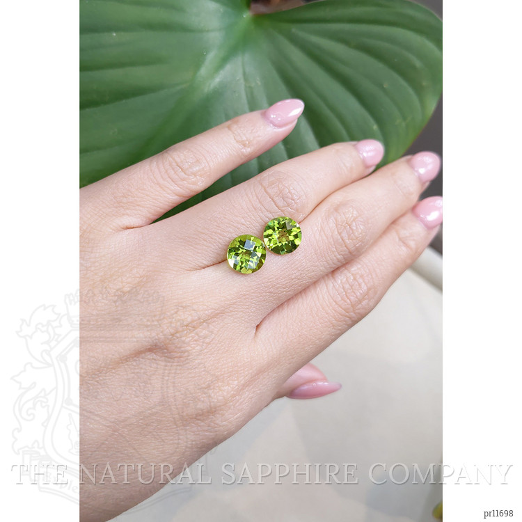 6.11 Ct.Tw. Peridot Pair from Burma (Myanmar)