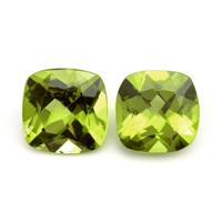4.07&nbsp;Ct.Tw.Total Carat Weight Peridot Pair from Burma (Myanmar) Video