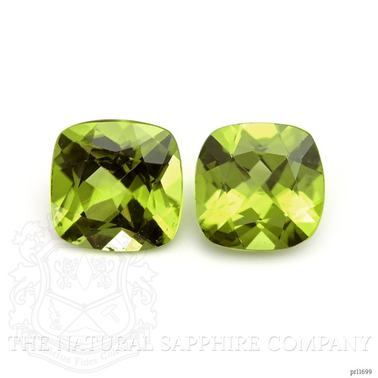 4.07 Ct.Tw. Peridot Pair from Burma (Myanmar)