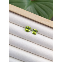 4.07&nbsp;Ct.Tw.Total Carat Weight Peridot Pair from Burma (Myanmar) Life Style