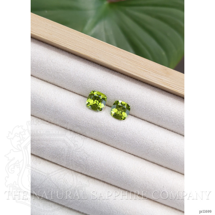 4.07 Ct.Tw. Peridot Pair from Burma (Myanmar)