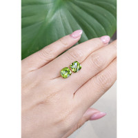 4.50&nbsp;Ct.Tw.Total Carat Weight Peridot Pair from Burma (Myanmar) Life Style