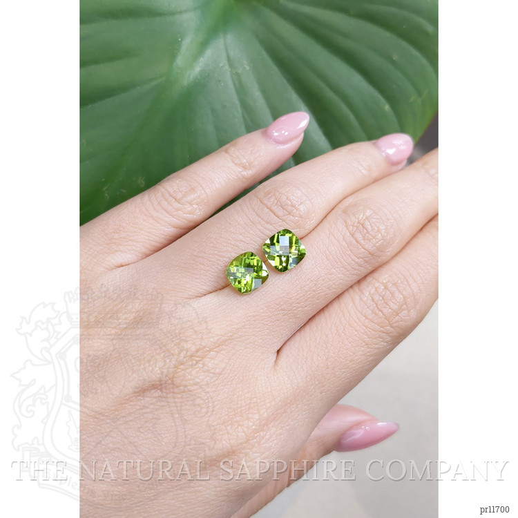 4.50 Ct.Tw. Peridot Pair from Burma (Myanmar)