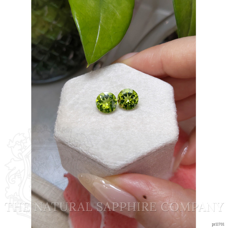 3.62 Ct.Tw. Peridot Pair from Burma (Myanmar)