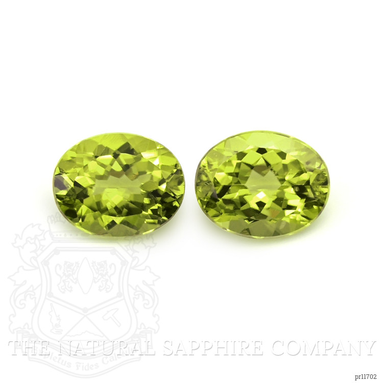 5.54 Ct.Tw. Peridot Pair from Burma (Myanmar)