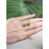 5.54&nbsp;Ct.Tw.Total Carat Weight Peridot Pair from Burma (Myanmar) Life Style