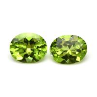 4.89&nbsp;Ct.Tw.Total Carat Weight Peridot Pair from Burma (Myanmar) Video