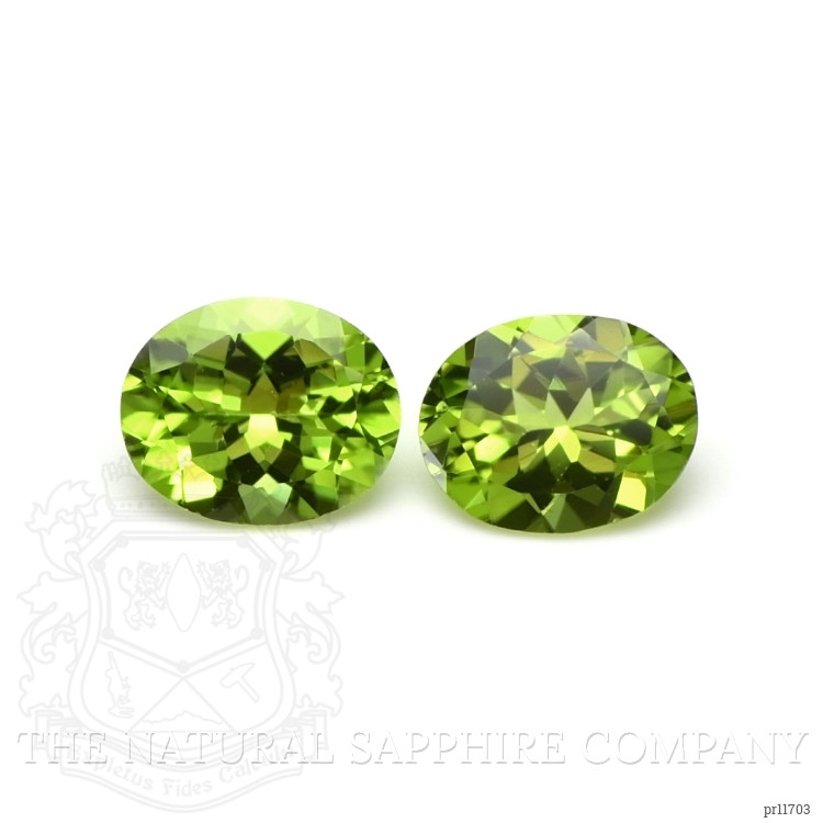 4.89 Ct.Tw. Peridot Pair from Burma (Myanmar)