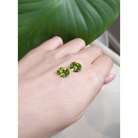 4.89&nbsp;Ct.Tw.Total Carat Weight Peridot Pair from Burma (Myanmar) Life Style