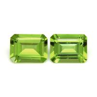 4.34&nbsp;Ct.Tw.Total Carat Weight Peridot Pair from Burma (Myanmar) Video