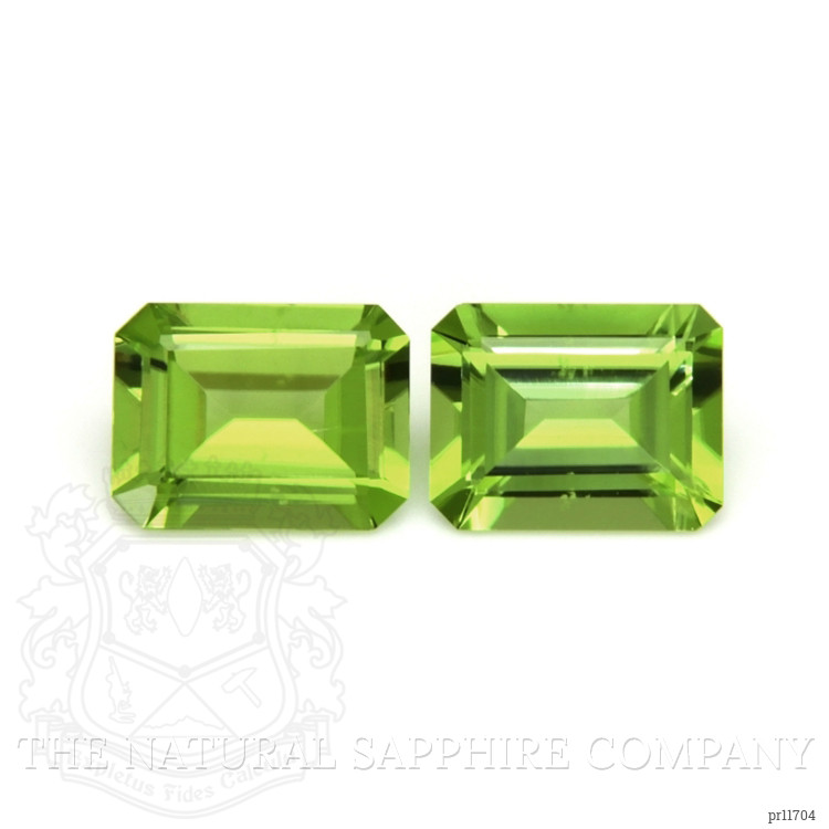 4.34 Ct.Tw. Peridot Pair from Burma (Myanmar)