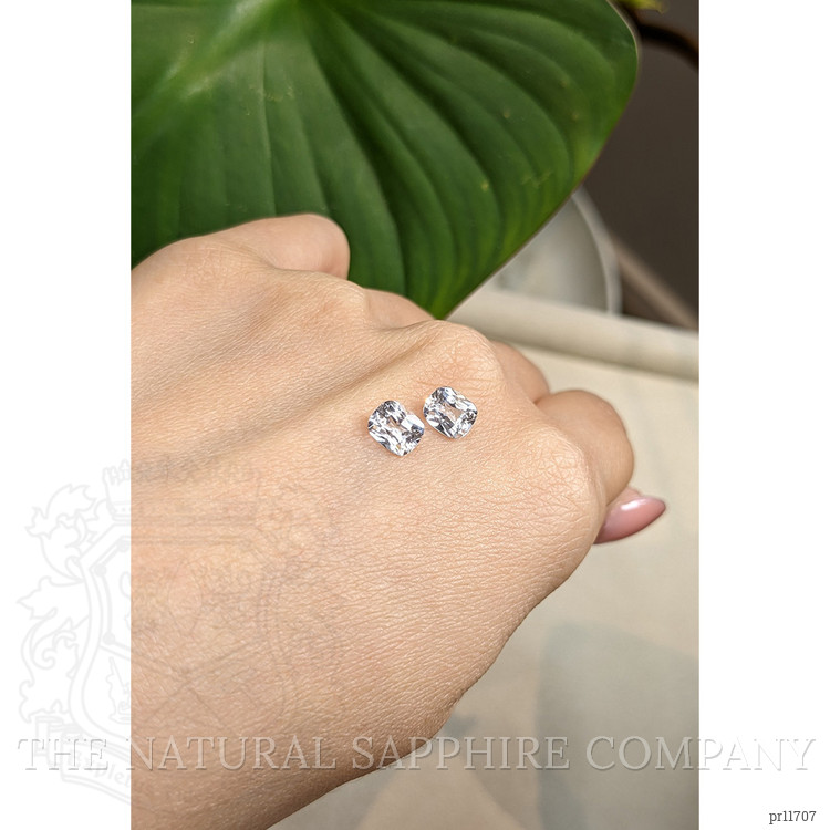 2.30 Ct.Tw. Peach Sapphire Pair from Ceylon (Sri Lanka)