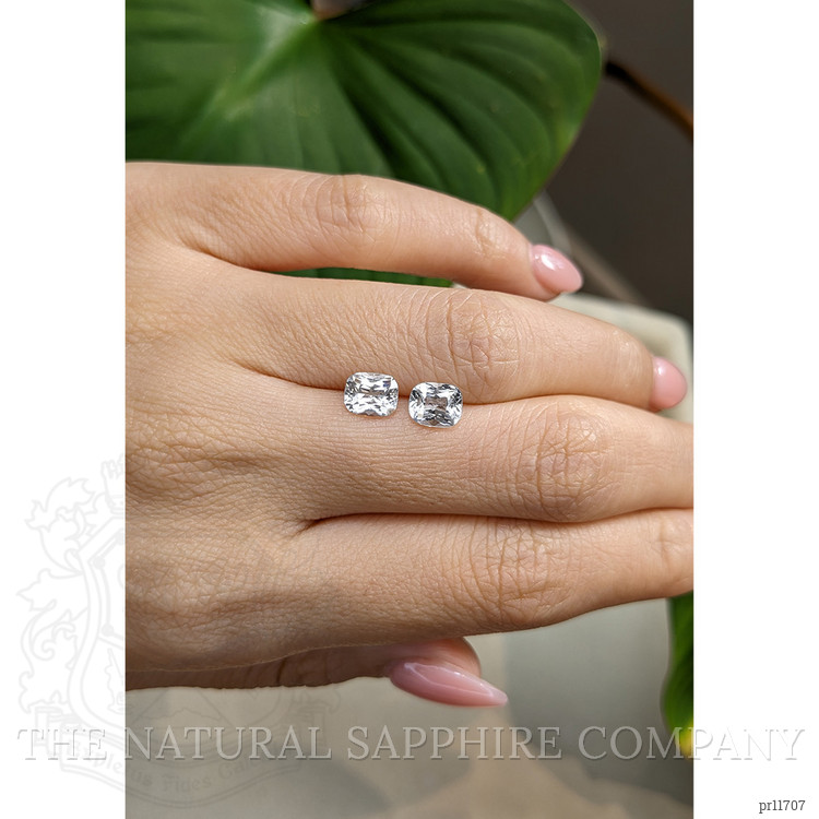 2.30 Ct.Tw. Peach Sapphire Pair from Ceylon (Sri Lanka)