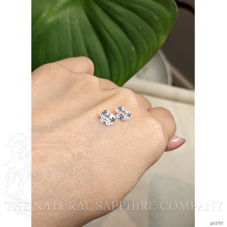 2.30 Ct.Tw. Peach Sapphire Pair from Ceylon (Sri Lanka)