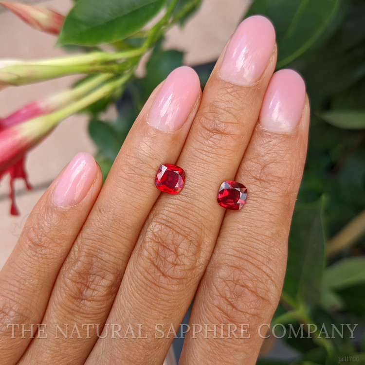1.86 Ct.Tw. Ruby Pair from Mozambique