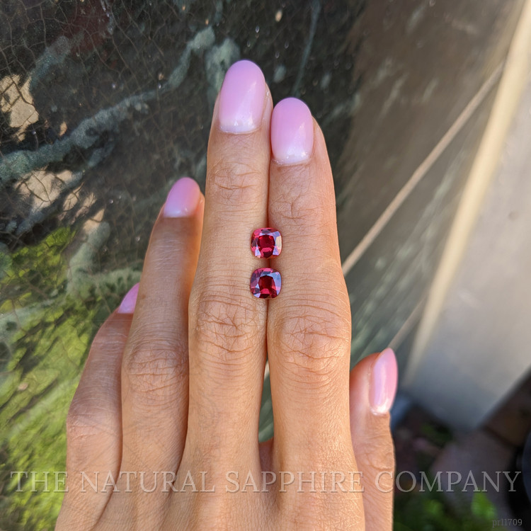 2.00 Ct.Tw. Ruby Pair from Mozambique