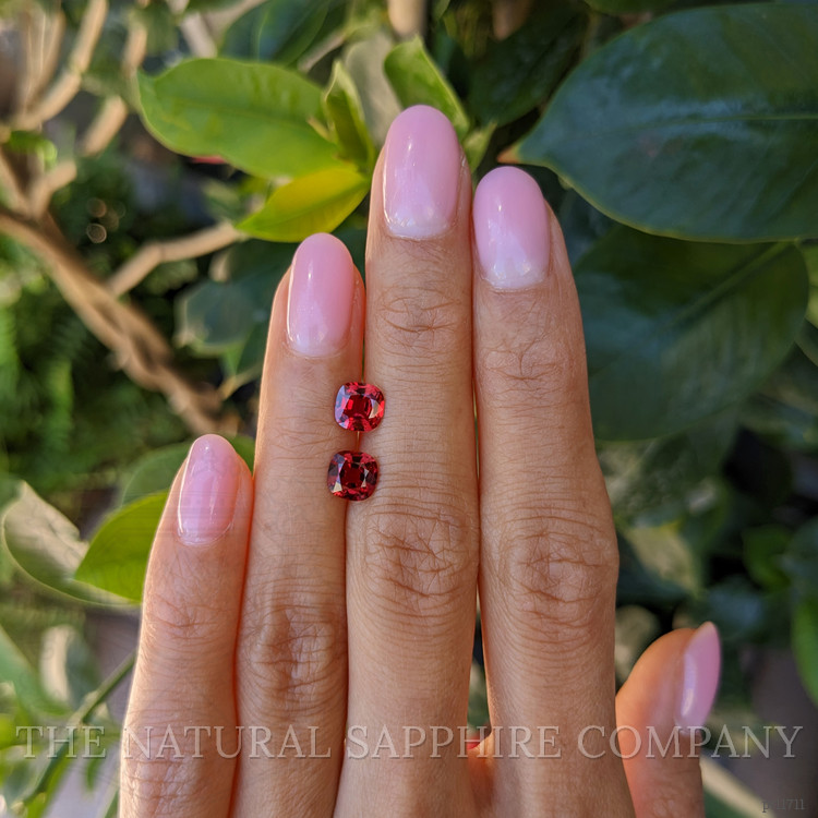 2.05 Ct.Tw. Ruby Pair from Mozambique