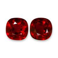 2.15 Ct.Tw.Total Carat Weight Ruby Pair from Mozambique Video